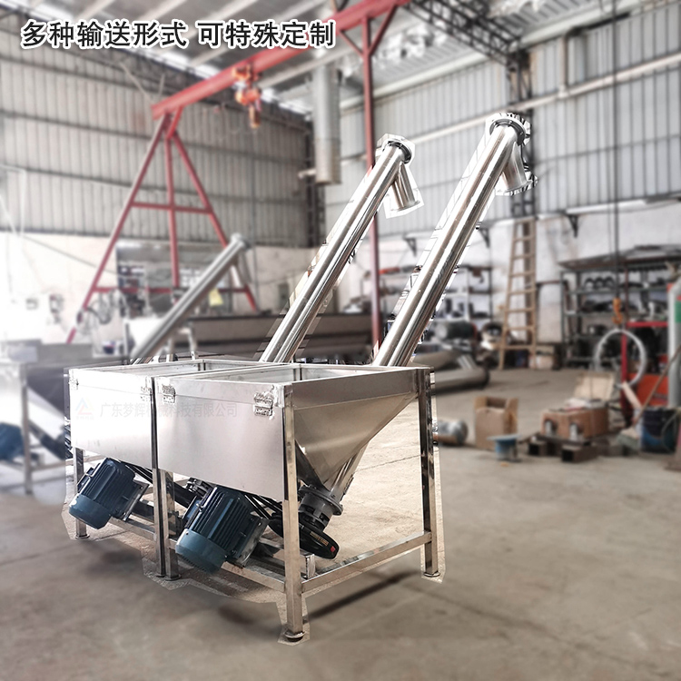 不銹鋼螺旋輸送機可“量身定制”，多種輸送形式